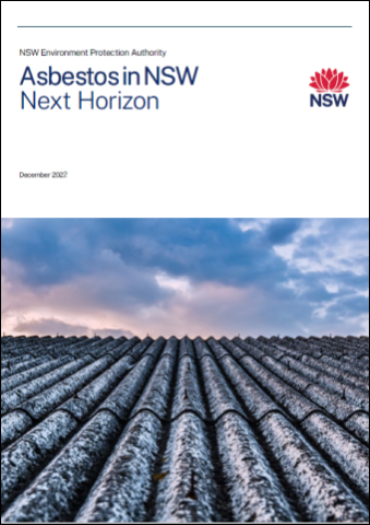 Asbestos in NSW Next Horizon report cover page